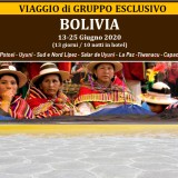 Viaggio di Gruppo esclusivo BOLIVIA 2020